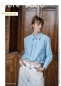 Preview: Popeline - Uni - blue - stonewashed - Fibremood 791024